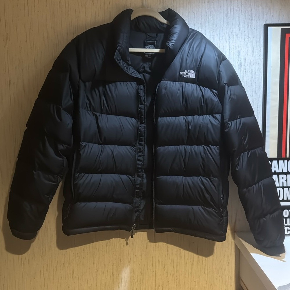 The North Face 700 1996 Retro Nuptse Goose Down Black Puffer Jacket Men's XL